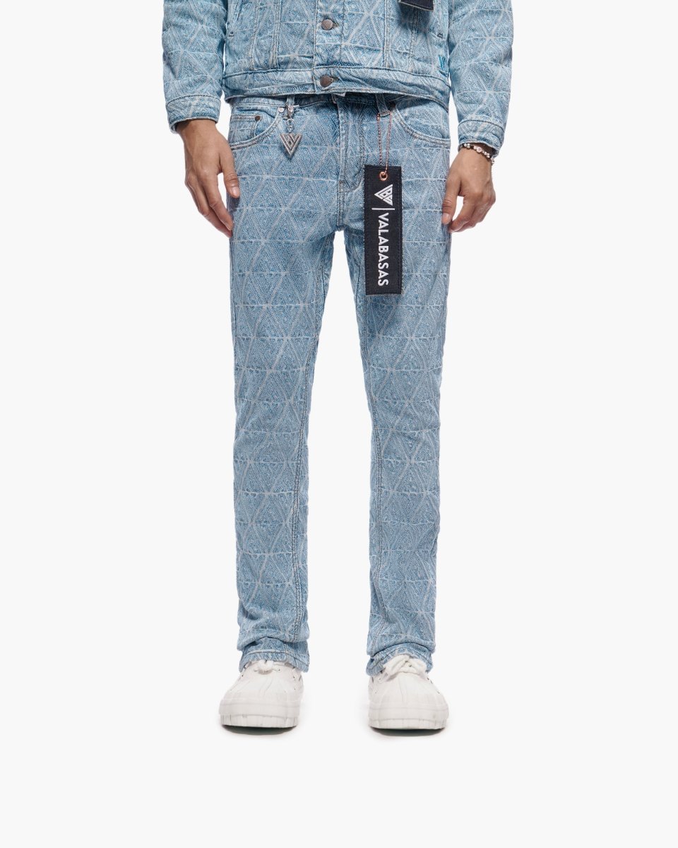 Lockjaw Light Blue Stacked Jeans - Valabasas