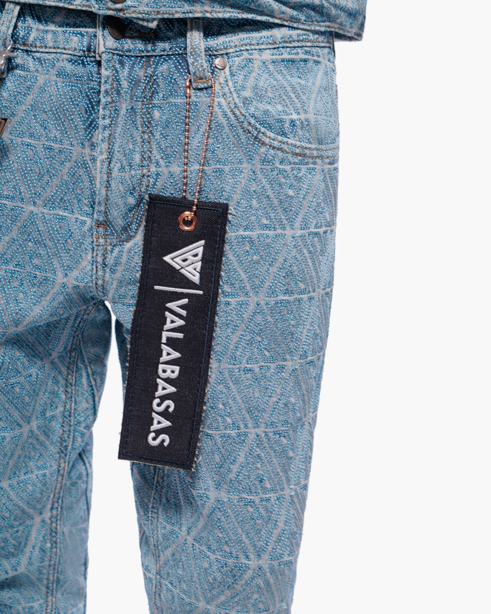 Lockjaw Light Blue Stacked Jeans - Valabasas