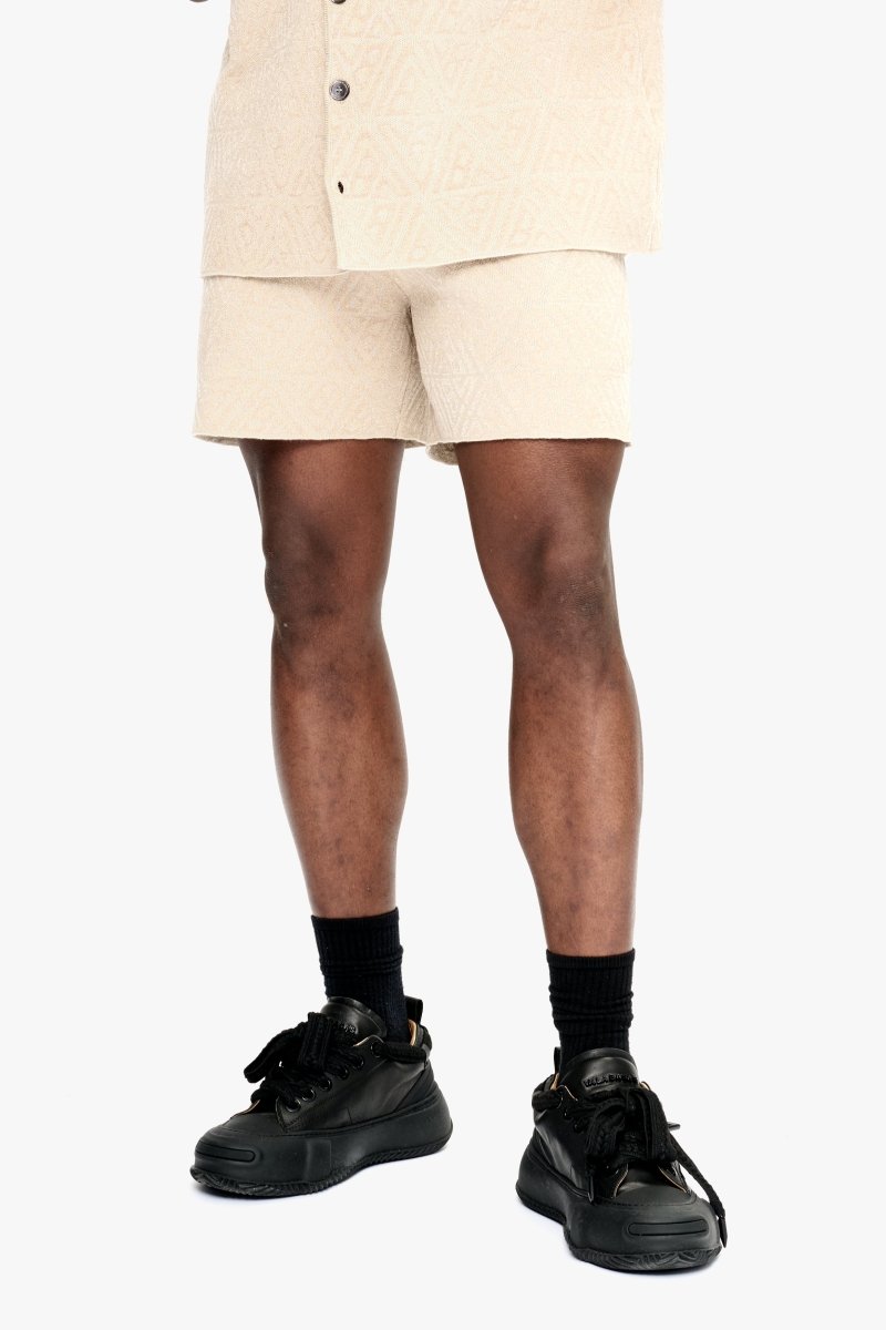 Logo Shorts Tan - Valabasas
