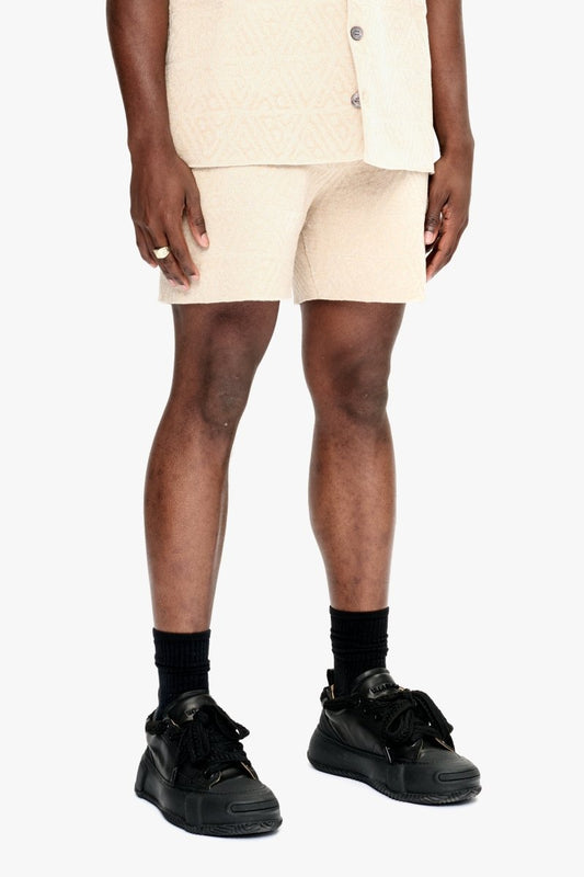 Logo Shorts Tan - Valabasas