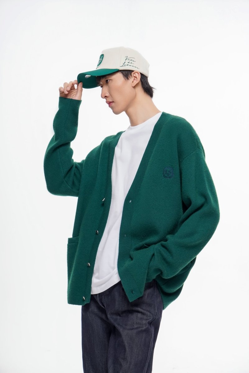 Loir Cardigan – Green (Cashmere Blend) - Valabasas