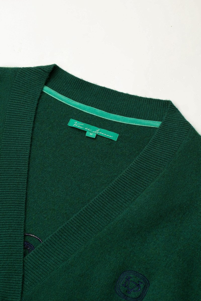Loir Cardigan – Green (Cashmere Blend) - Valabasas