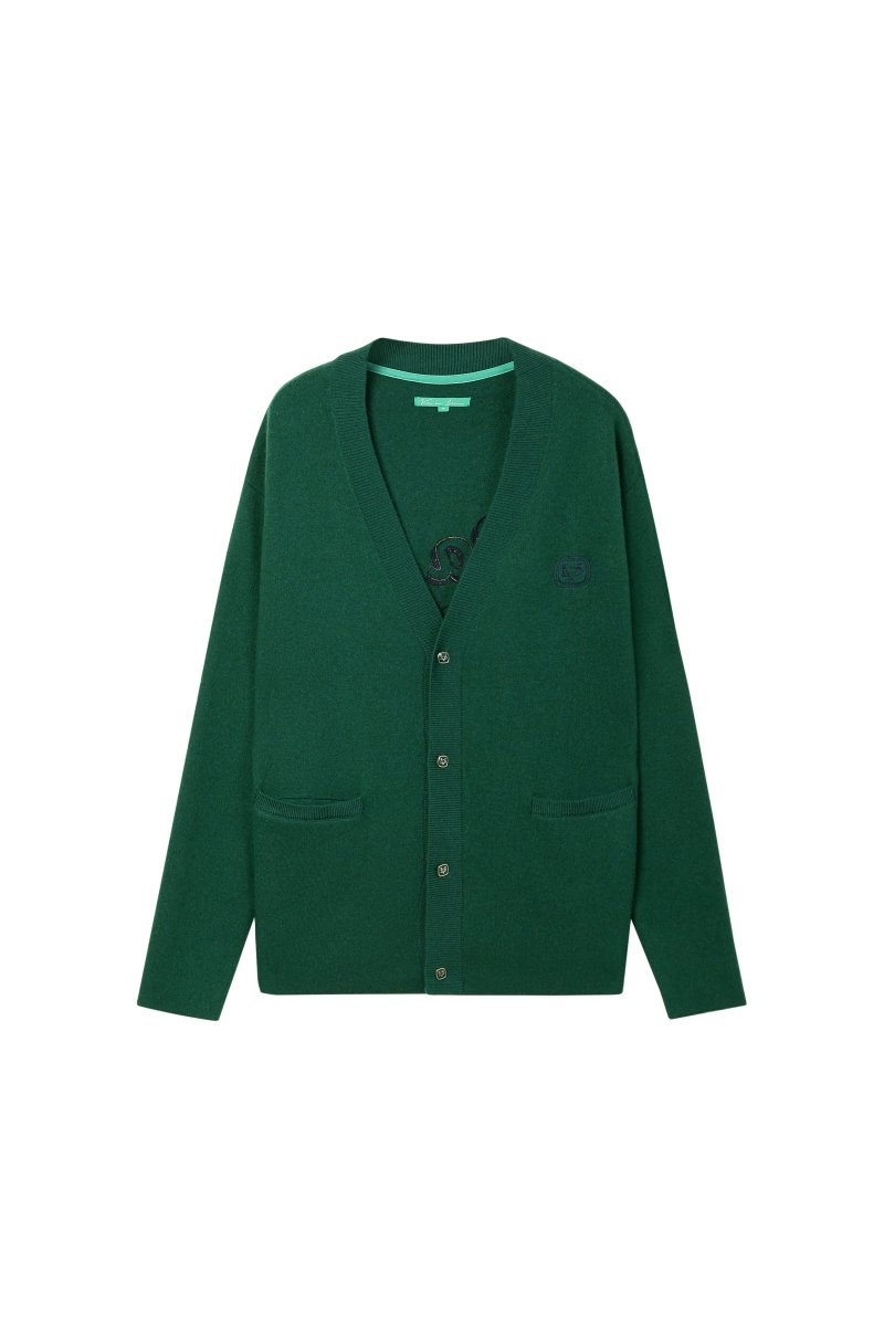 Loir Cardigan – Green (Cashmere Blend) - Valabasas
