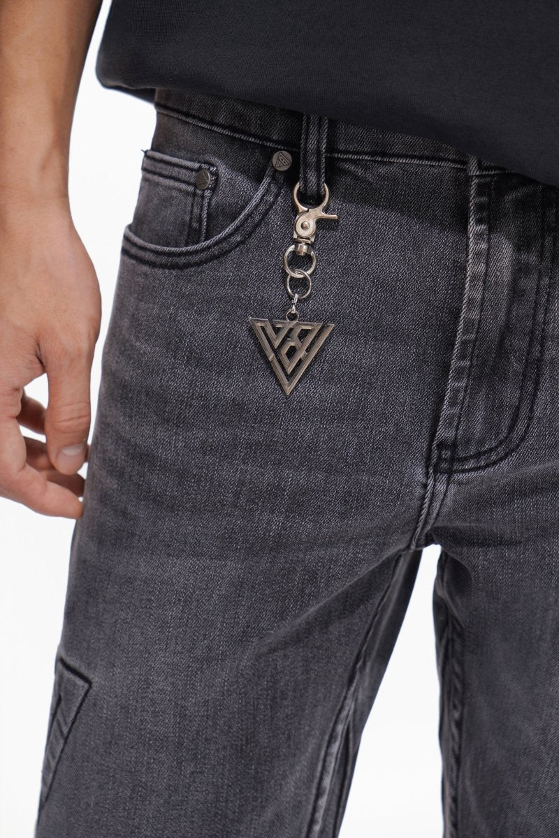 Lore Grey Wash Stacked Jeans