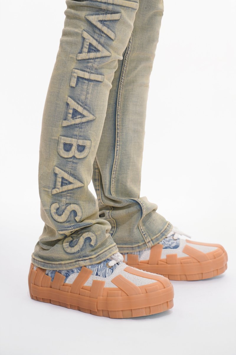 Lore Light Vintage Blue Stacked Jeans