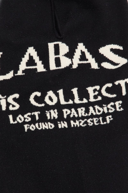 "Lost In" Stacked Pants Black - Valabasas