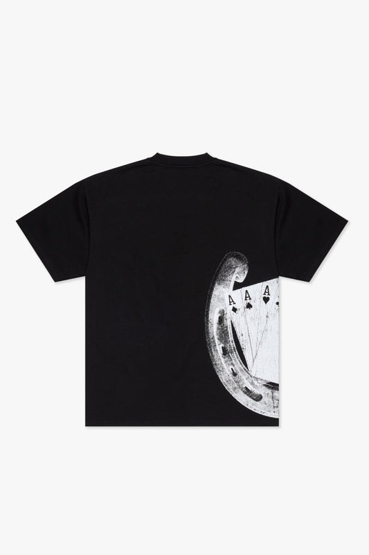 "LUCKY" TEE JET BLACK - Valabasas