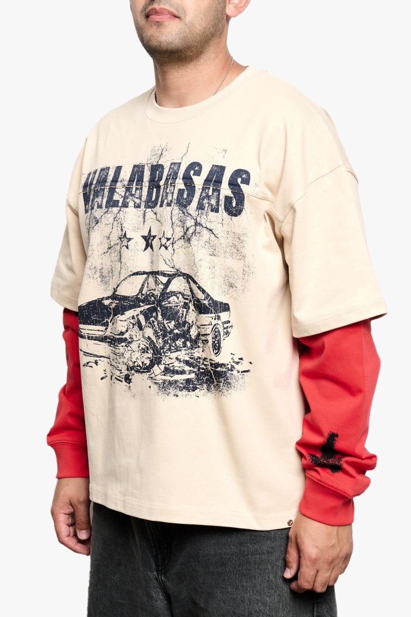 Marvel Long Sleeve Tee Cream - Valabasas