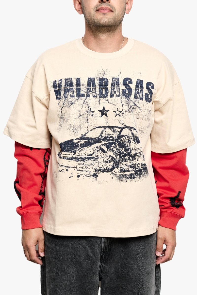 Marvel Long Sleeve Tee Cream - Valabasas