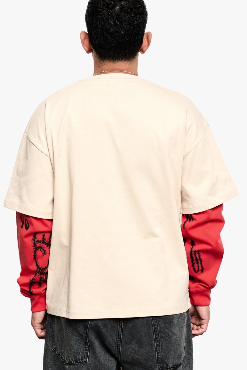 Marvel Long Sleeve Tee Cream - Valabasas