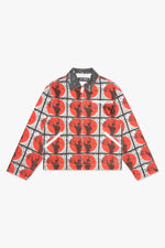 "MASSARI" WHITE MULTI BUTTON DOWN