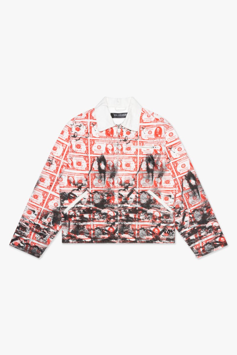 "MASSARI" BUTTON DOWN WHITE MULTI - Valabasas