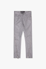 "MERDALI" RED LEATHER SKINNY PANTS RED LEATHER