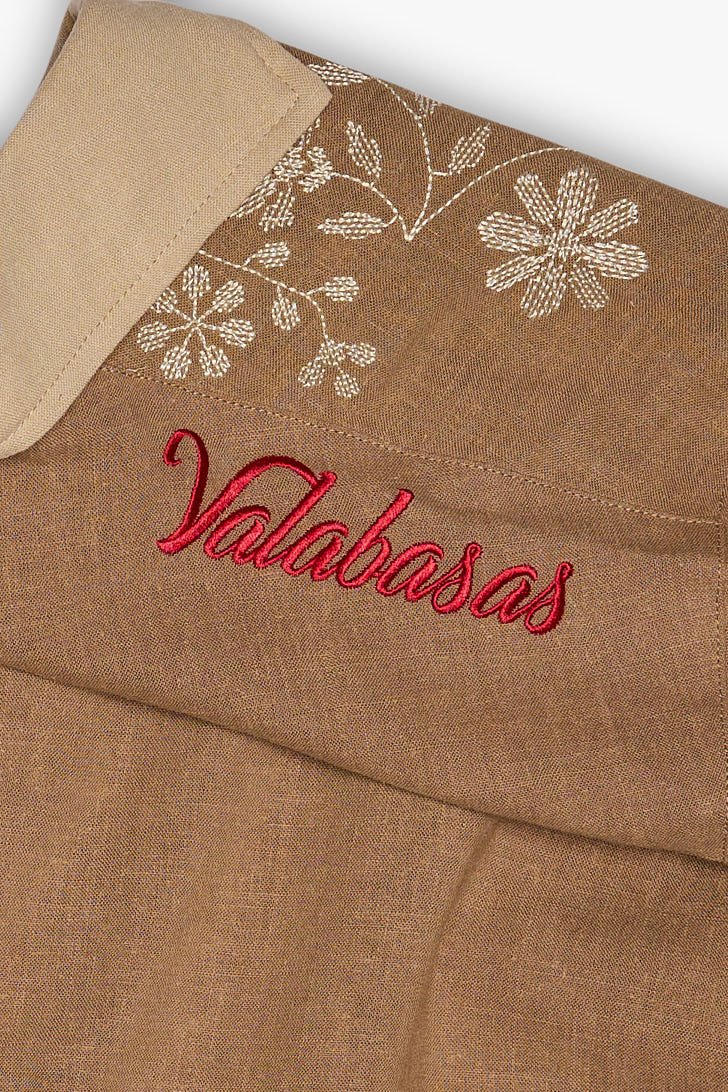 Milan Button Down Brown - Valabasas