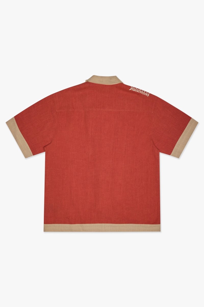 Milan Button Down Red – Valabasas