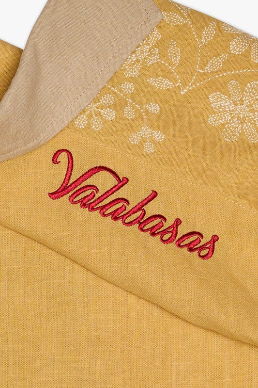 Milan Button Down Yellow - Valabasas