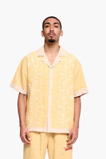 Chemise boutonnée Milan jaune