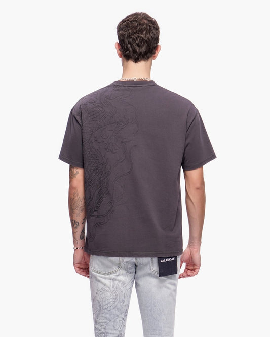 Mist Temple Tee Grey - Valabasas