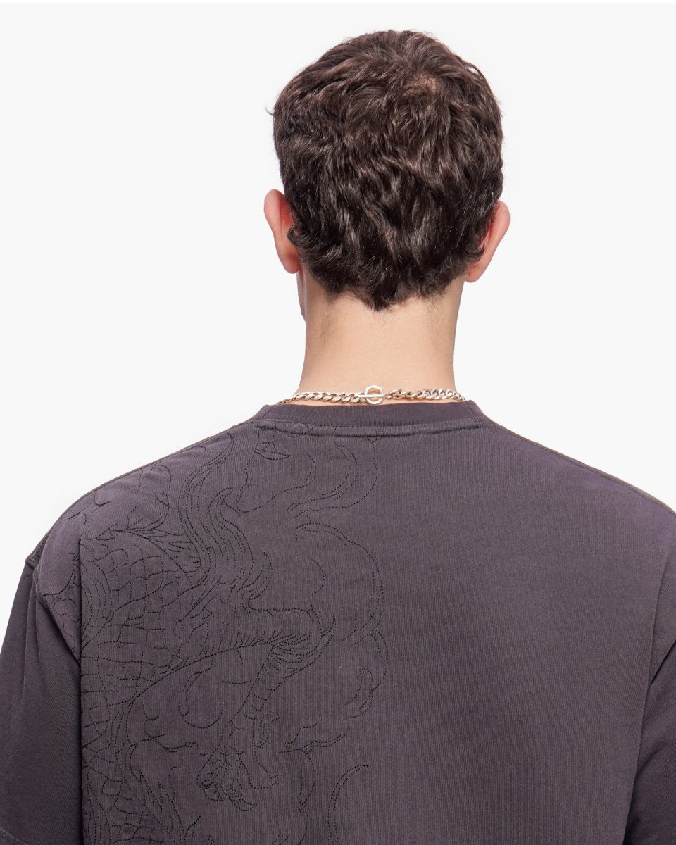 Mist Temple Tee Grey - Valabasas