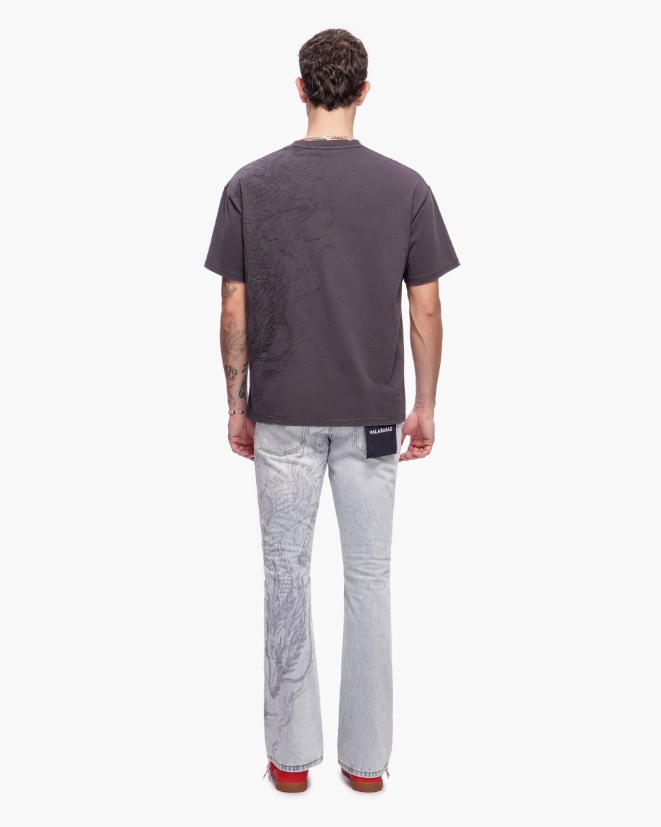Mist Temple Tee Grey - Valabasas