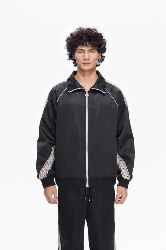 Monaco Track Jacket Black - Valabasas