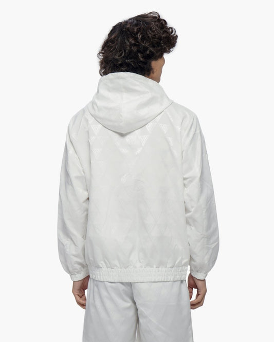Monogram 2.0 White Windbreaker Jacket - Valabasas