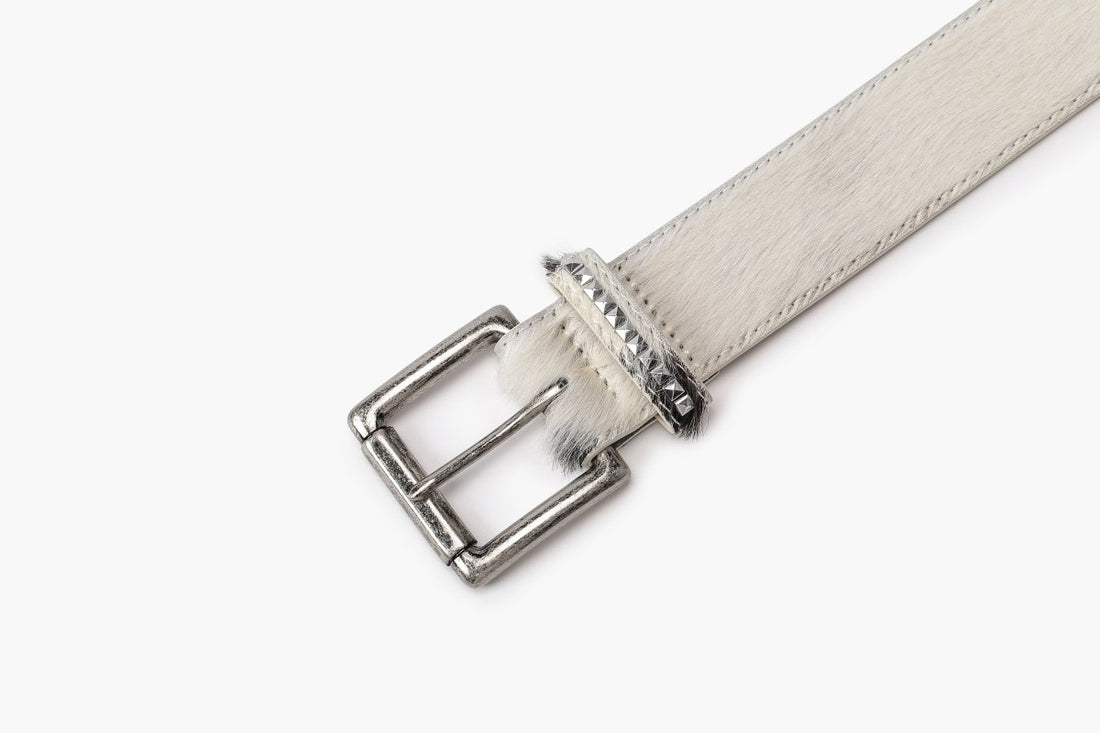 Mors 100% Cowhide Belt – Black & White - Valabasas