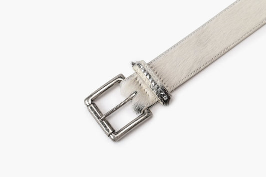 Mors 100% Cowhide Belt – Black & White - Valabasas