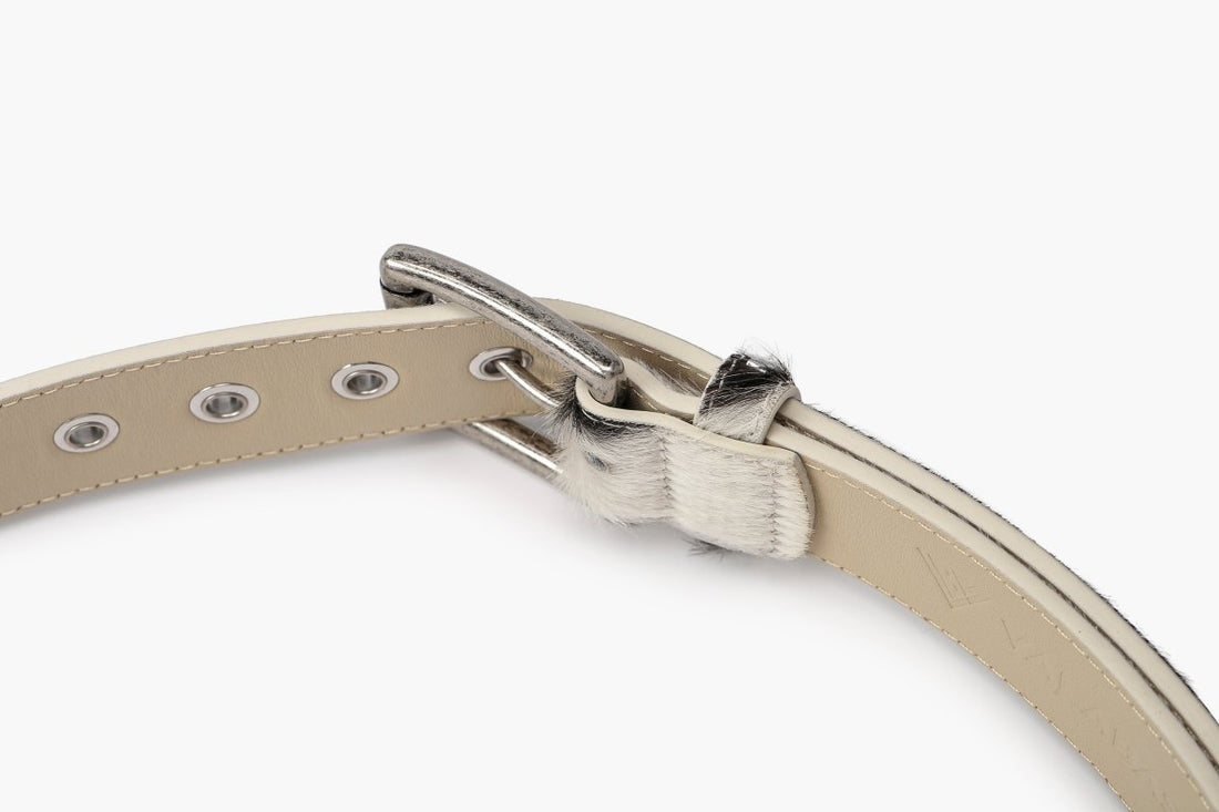 Mors 100% Cowhide Belt – Black & White - Valabasas