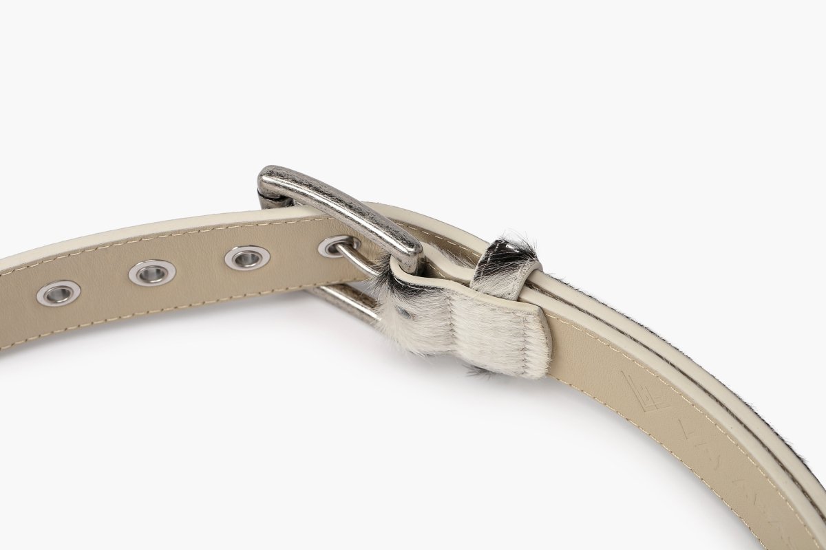 Mors 100% Cowhide Belt – Black & White - Valabasas