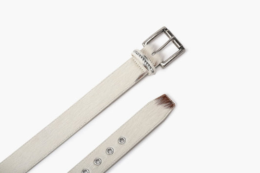 Mors 100% Cowhide Belt – Brown & Cream - Valabasas