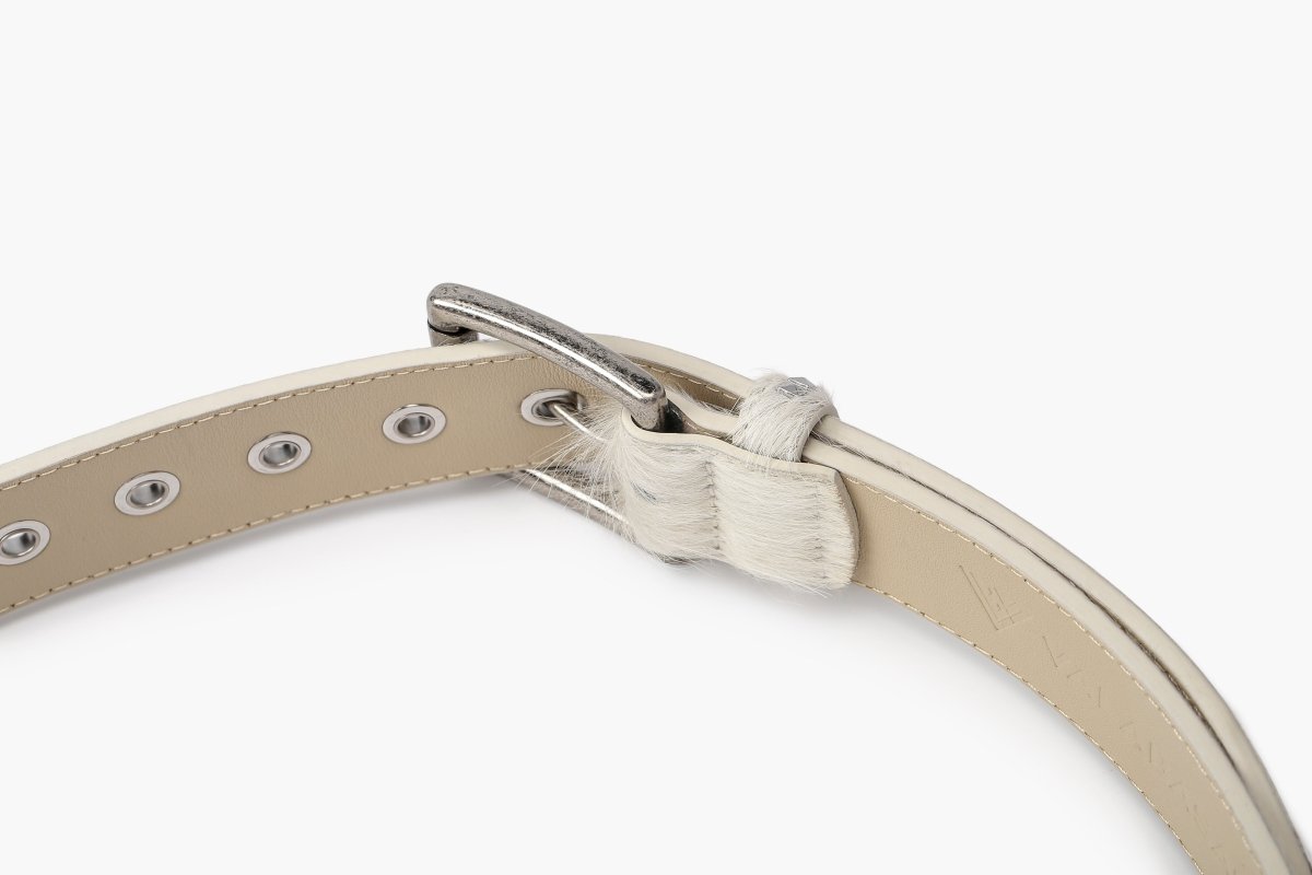 Mors 100% Cowhide Belt – Brown & Cream - Valabasas