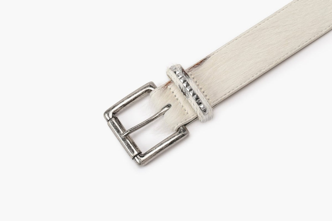 Mors 100% Cowhide Belt – Brown & Cream - Valabasas