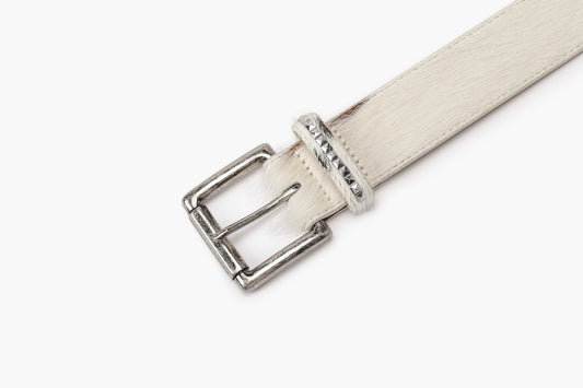 Mors 100% Cowhide Belt – Brown & Cream - Valabasas