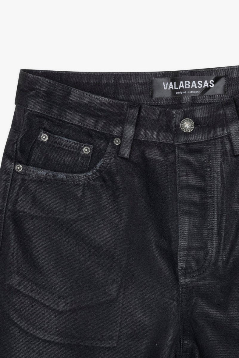 Mr. Baggy Black Wash Waxed - Valabasas
