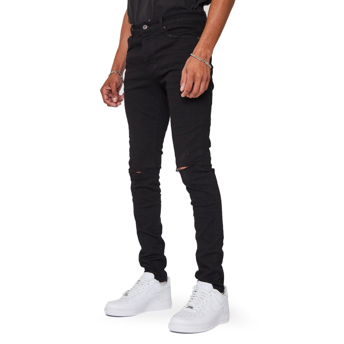 "MR CLEAN 2.0" SKINNY JEAN BLACK - Valabasas