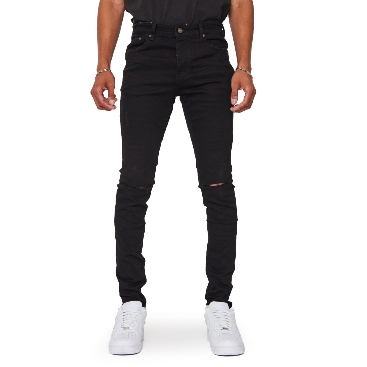 "MR CLEAN 2.0" SKINNY JEAN BLACK - Valabasas