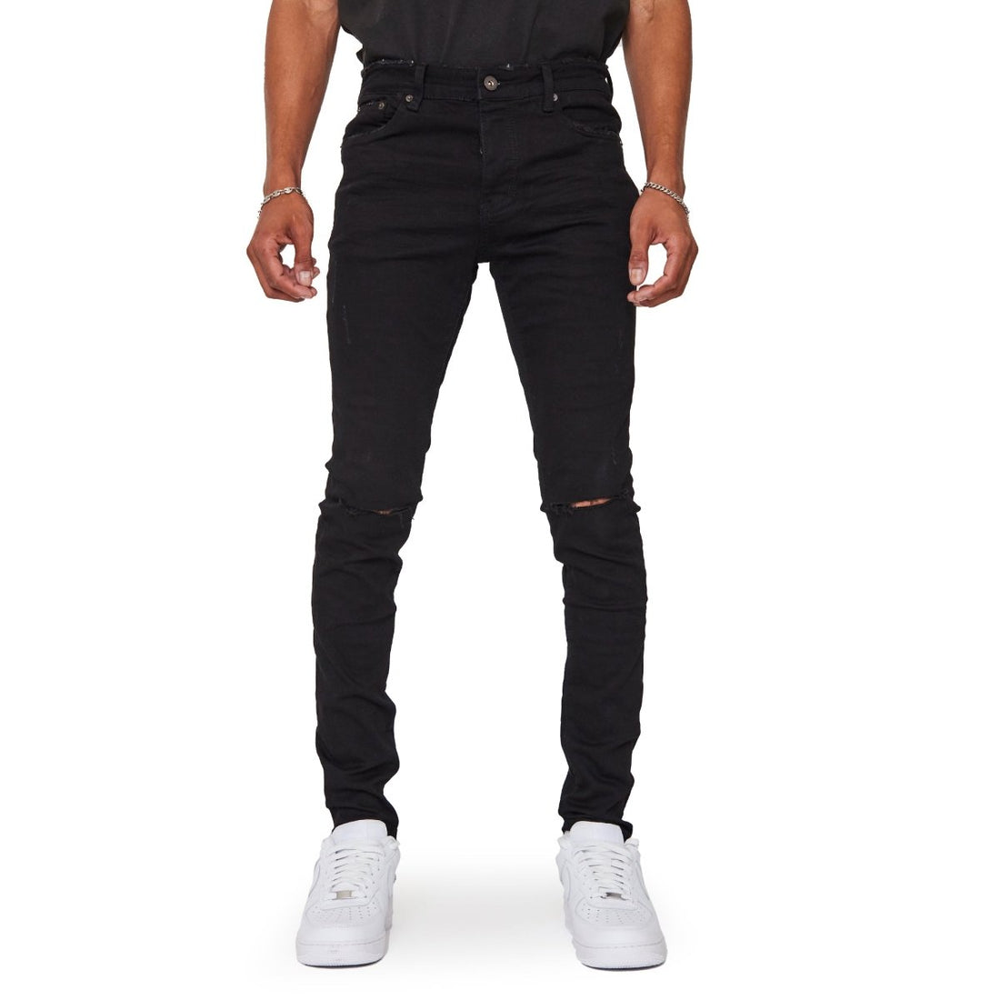 "MR CLEAN 2.0" SKINNY JEAN BLACK - Valabasas