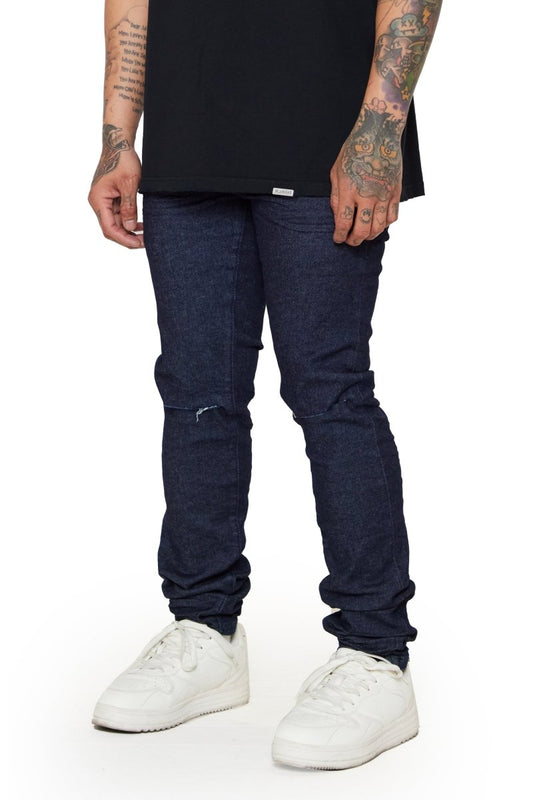 "MR CLEAN 2.0” SKINNY JEAN INDIGO - Valabasas