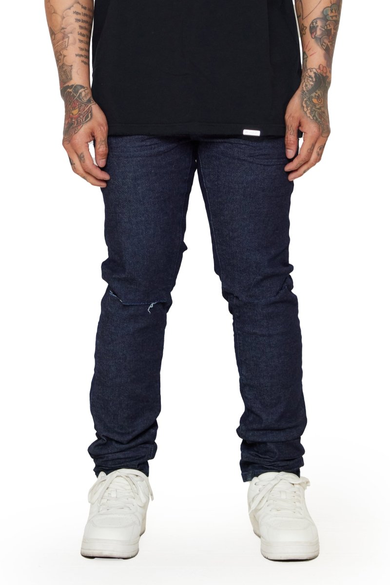 "MR CLEAN 2.0” SKINNY JEAN INDIGO - Valabasas
