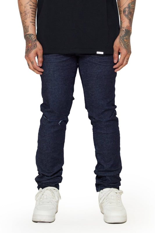 "MR CLEAN 2.0” SKINNY JEAN INDIGO - Valabasas