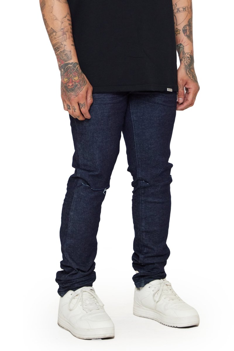 "MR CLEAN 2.0” INDIGO SKINNY JEAN