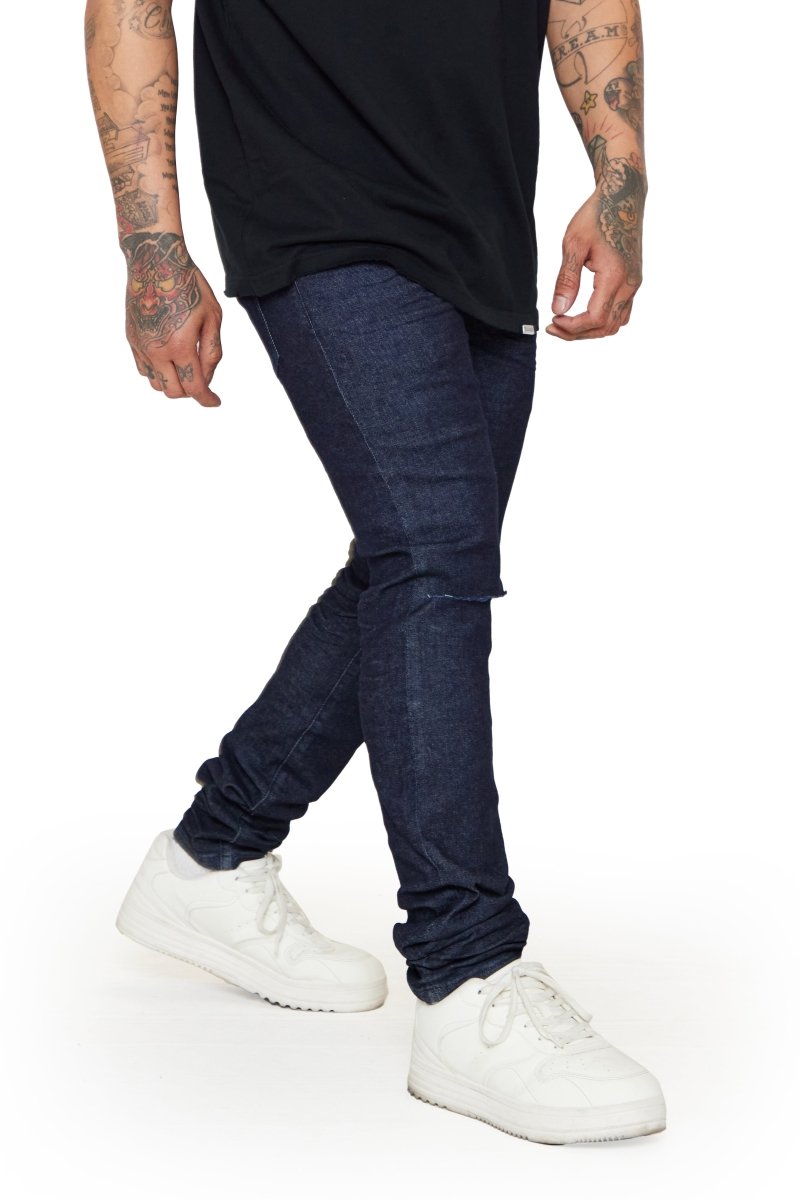 "MR CLEAN 2.0” SKINNY JEAN INDIGO - Valabasas