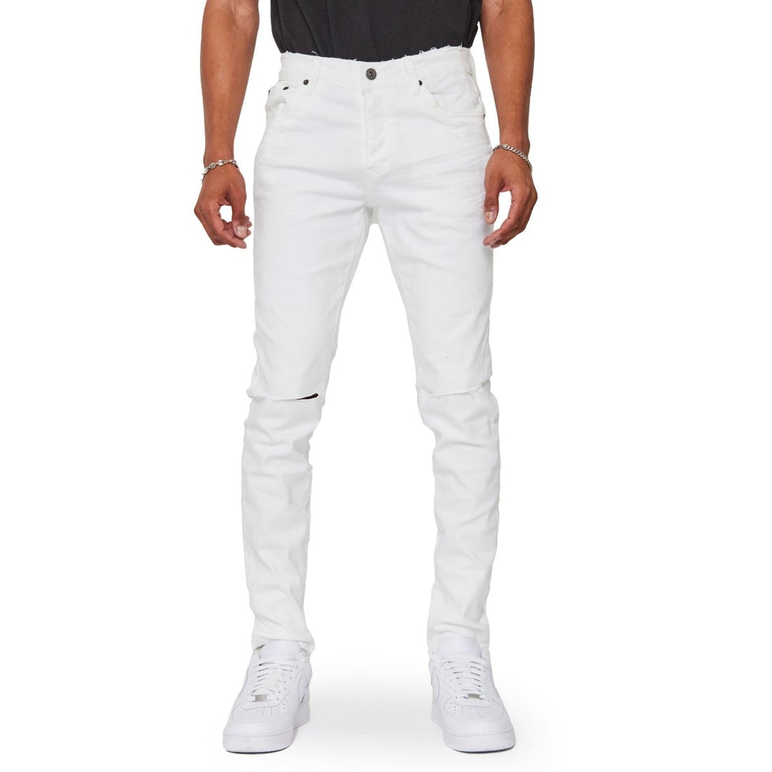 "MR CLEAN 2.0" SKINNY JEAN WHITE - Valabasas
