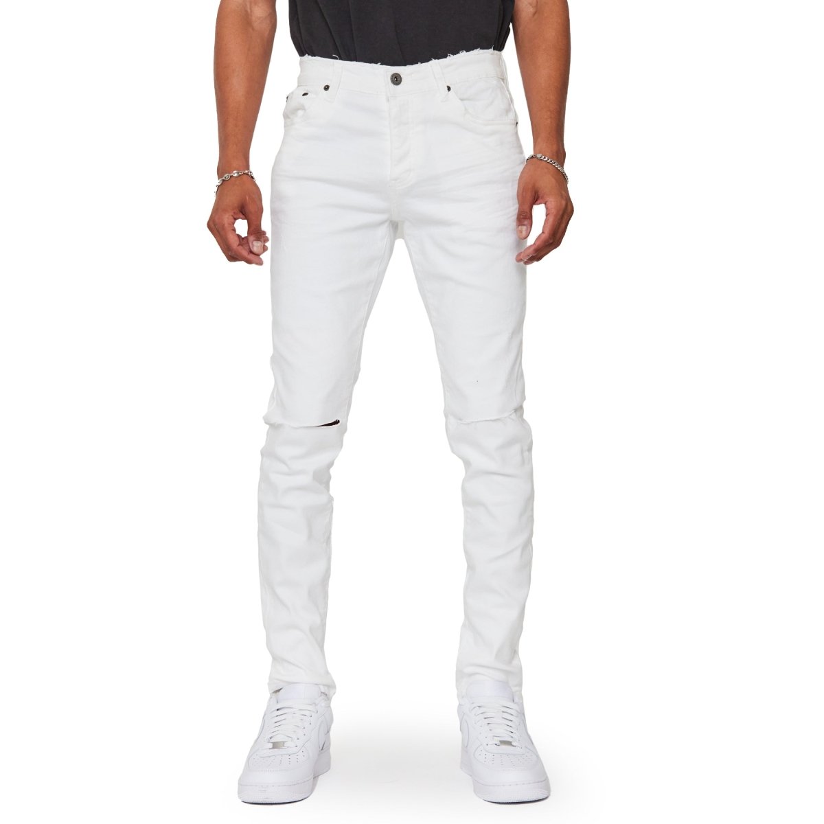 "MR CLEAN 2.0" SKINNY JEAN WHITE - Valabasas