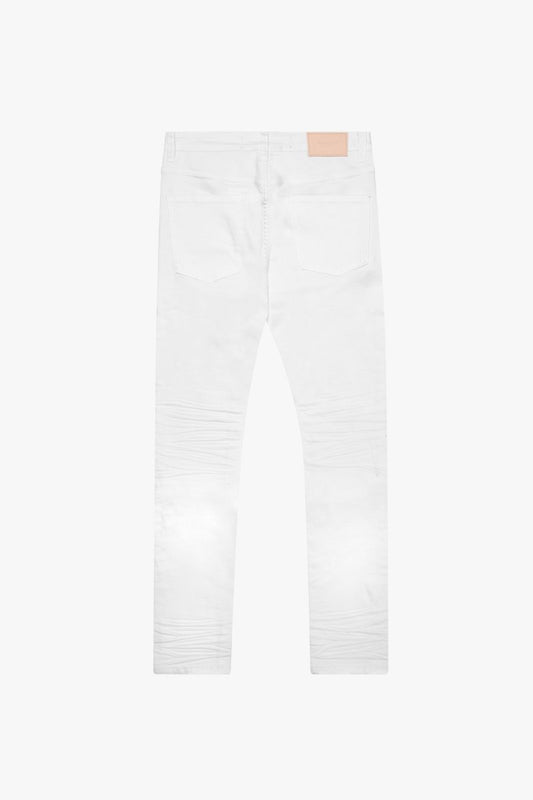 "MR CLEAN 2.0" SKINNY JEAN WHITE - Valabasas