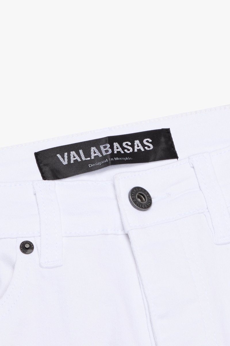 "MR CLEAN 2.0" SKINNY JEAN WHITE - Valabasas