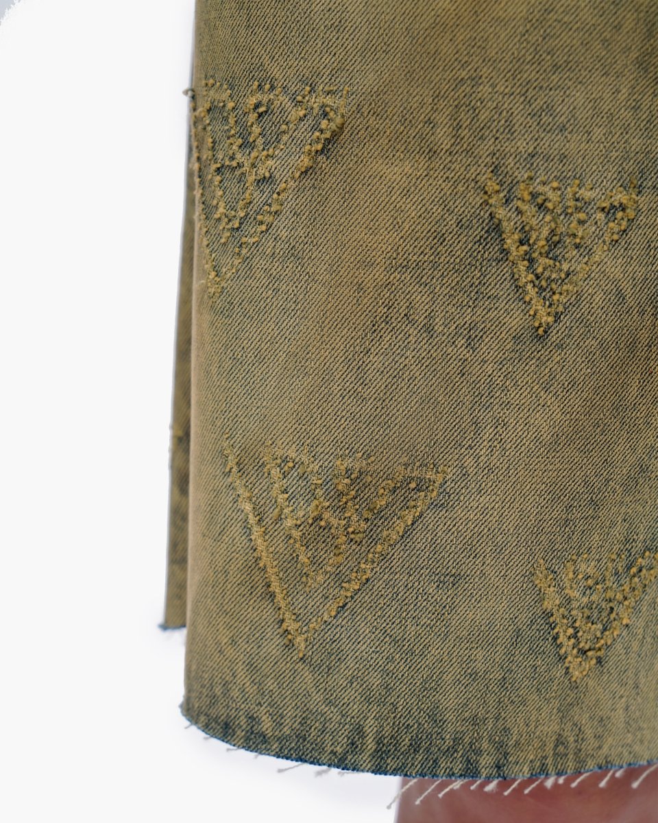 Mr. Engraved Shorts Vintage Wash - Valabasas