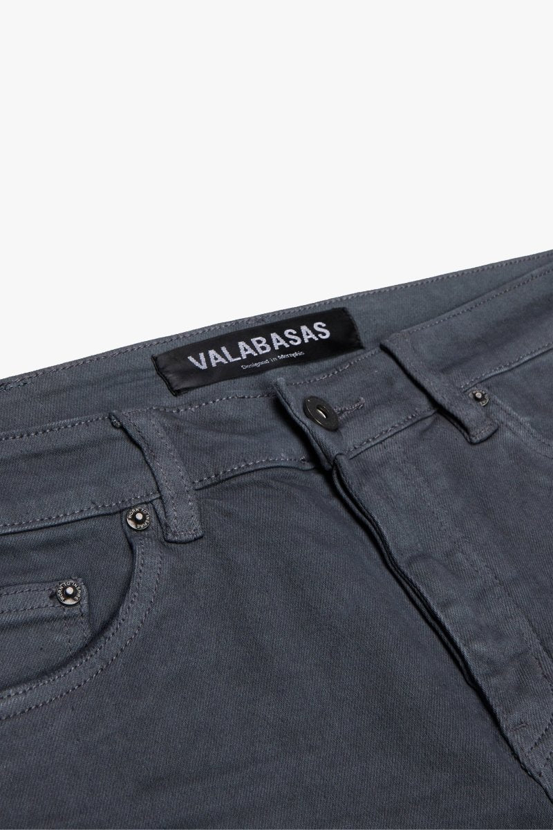 "MR. EXTENDO" STACKED FLARE JEAN BLUE - Valabasas