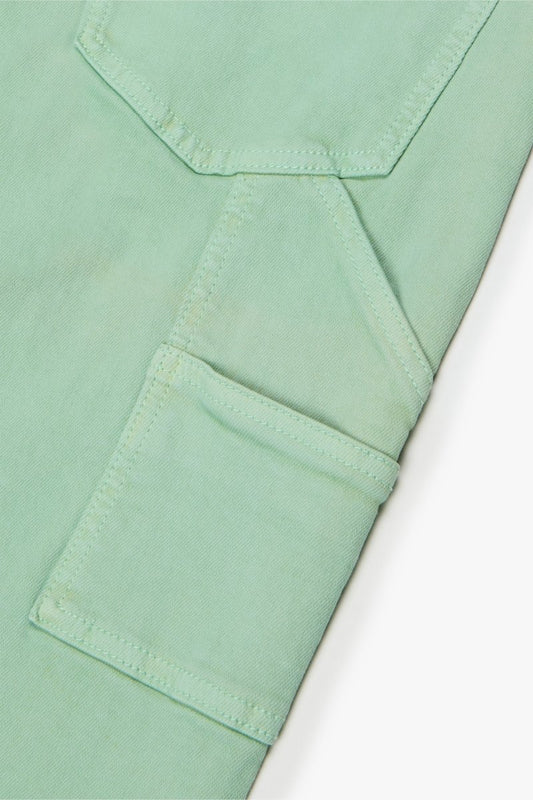 "MR. EXTENDO" STACKED FLARE JEAN GREEN - Valabasas